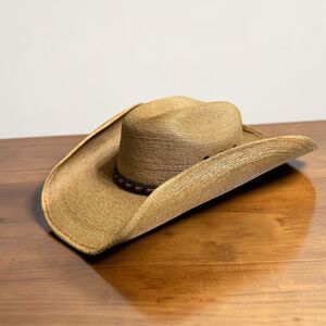 Larry Mahan’s Collection By Milano Hat Co Western Cowboy 30X Straw Hat 6-7/8